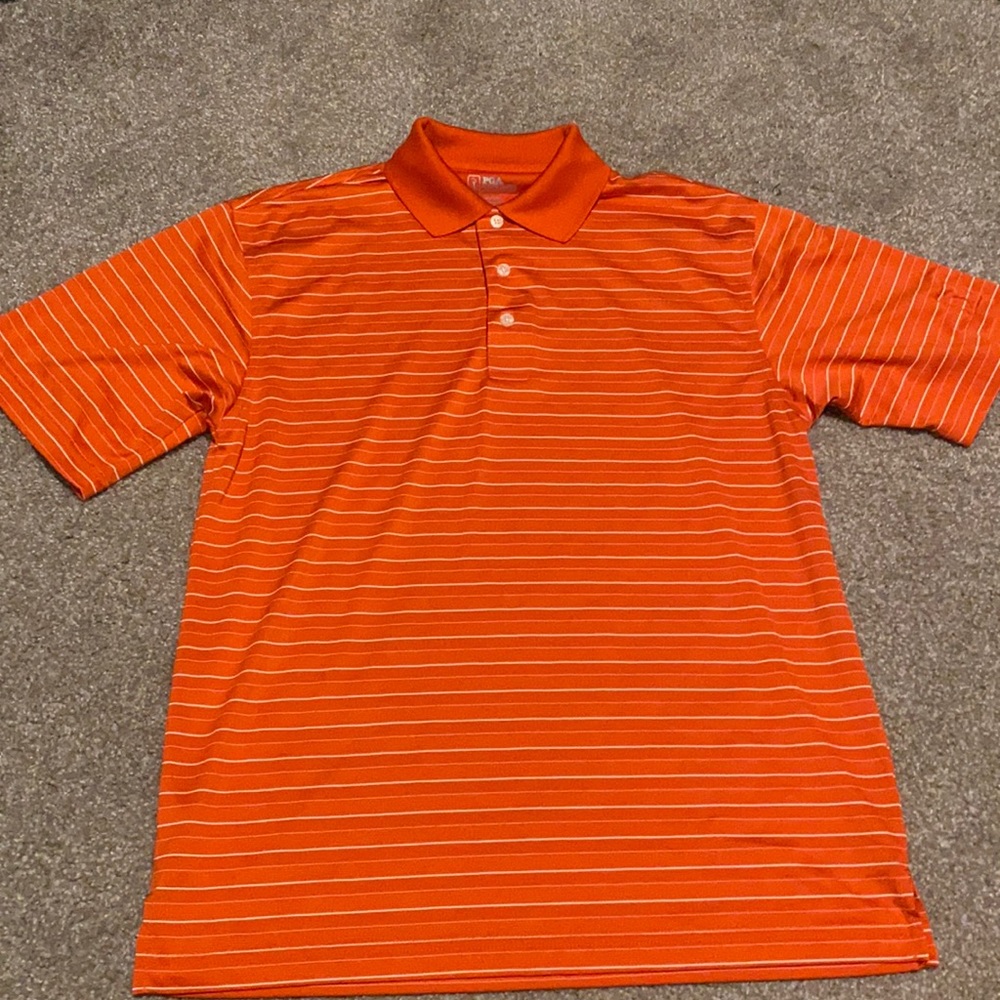 Orange Golf Polo